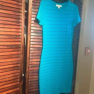 Michael Kors size small, turquoise knit dress